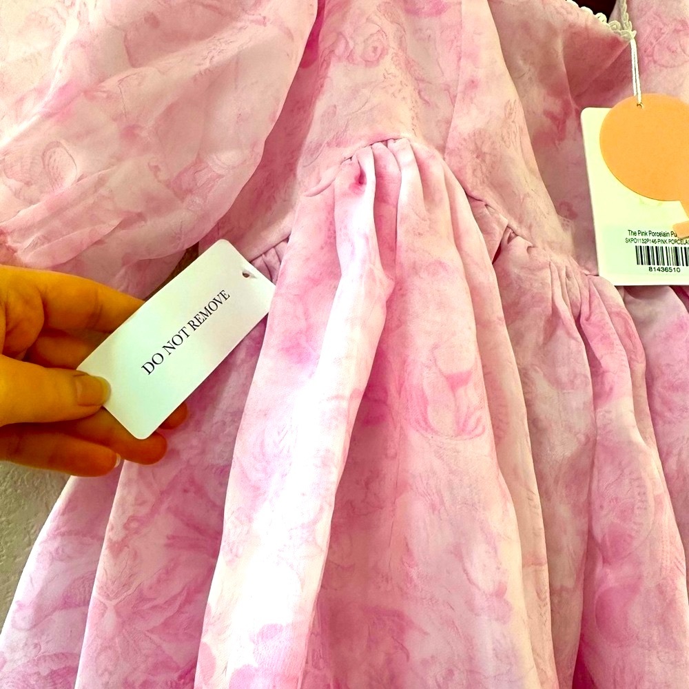 Selkie Pink Porcelain Puff Gown - Picture 5 of 7